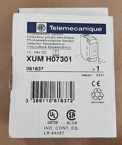 *NEW* Telemecanique XUMH07301 Photoelectric Sensor 12-24Vdc 061837 + Warranty! - Picture 7 of 7