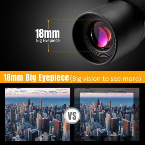 180x100 High Power Military Binoculars Day/Night Vision Waterproof Camping +Case - Picture 33 of 53