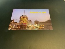 Hollywood, Calif. ~ Night Scene - Vine St. at Hollywod Blvd. -  Vintage Postcard