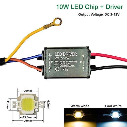 High Power Supply Transformer COB Bulb LED Chip + Driver 100W 50W 30W 20W 10W - Picture 11 of 64