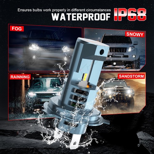 Pair 7" Inch Round LED Headlights DRL For Ford F1 1948 1949 1950 1951 1952 - Picture 10 of 18