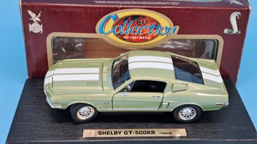 Road Legends 92168 - 1:18 Scale - 1968 Shelby GT500KR - Metallic Green - Picture 2 of 23