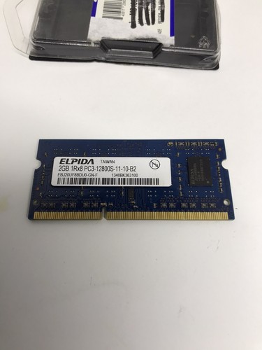 Elpida 2GB 1x2GB EBJ20UF8BDU0 GN F PC3 12800S Laptop RAM Memory DDR3 - Picture 5 of 12