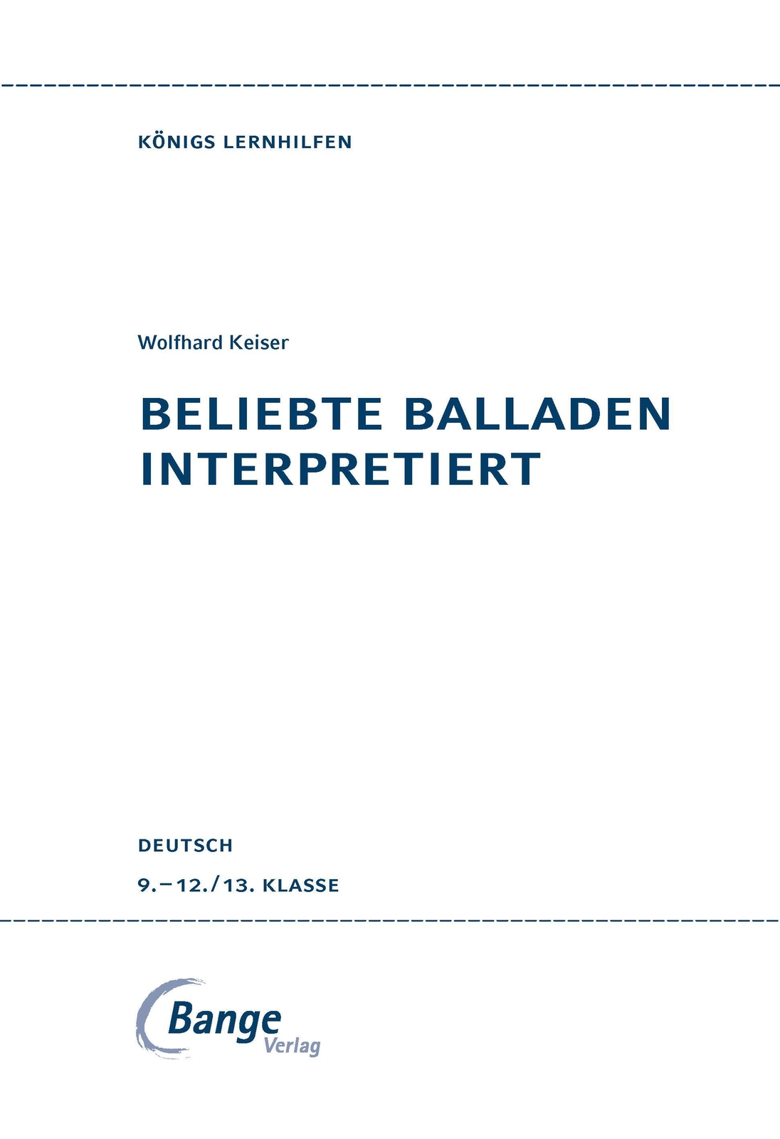 Thumbnail - Beliebte Balladen Interpretiert. 28 Beliebte Balladen Des