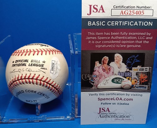 ROBIN ROBERTS HOF 76 AUTOGRAPHED SIGNED OBNL BASEBALL JSA CERTIFIED - Picture 2 of 7