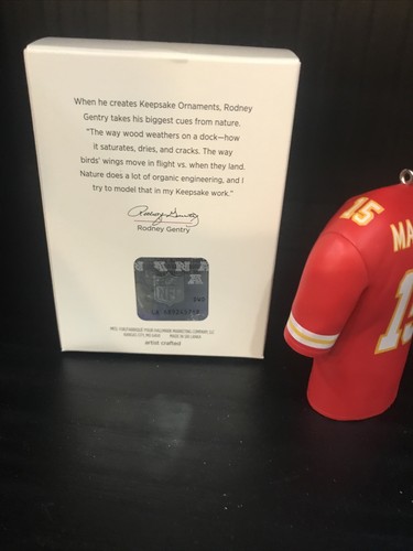 PATRICK MAHOMES II JERSEY NFL KANSAS CITY 2019 Hallmark Ornament - Picture 6 of 10