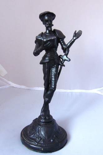Figura-Estatua de hierro fundido ruso de Don Quijote ""Hombre de La Mancha - Imagen 4 de 12