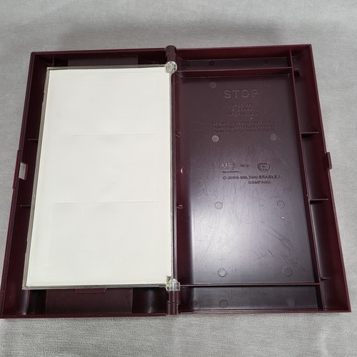 Scrabble Deluxe Travel Edition 1990 Milton Bradley 100% Complete - Picture 12 of 23