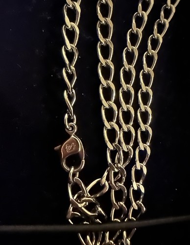 Swarovski The Skull Mens Necklace Stainless Steel Chain Black Silver 1111588 Box - Picture 8 of 24