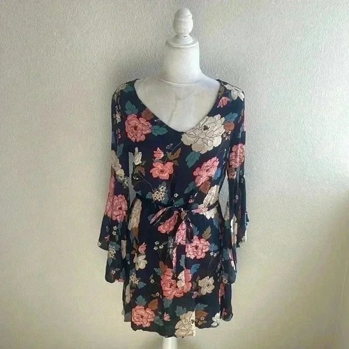 Billabong Always Love Floral Mini Dress Sz S - Picture 2 of 8