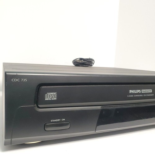 Philips Magnavox CDC 735 Carousel Tray 5-Disc CD Changer Compact Disc Player - Picture 3 of 9