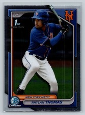2024 Bowman Chrome 1st Prospect #BCP-217 Rhylan Thomas