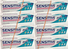 8 Tubes Naturall White Sensitive Extreme Whitening Toothpaste 3.4 oz Each SEALED