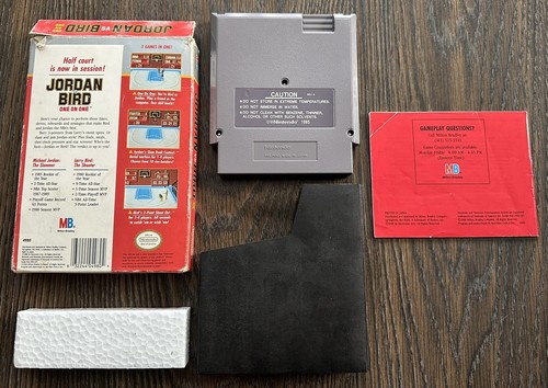 Jordan vs Bird: One on One Complete in Box CIB (Nintendo, NES 1989) - Picture 2 of 16
