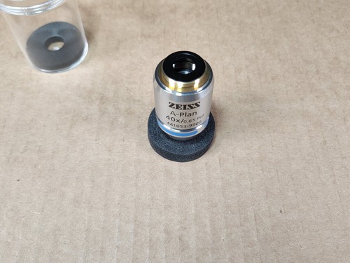 Zeiss 441053-9900 Objective A-Plan 40x/0.65 Pol W0.8" (WD=0.43mm) ∞/0.17 - Picture 3 of 6