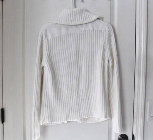 Lauren Ralph Lauren WHT dicke Strickjacke Pullover Kragen gold maritim Knöpfe - Bild 11 von 16
