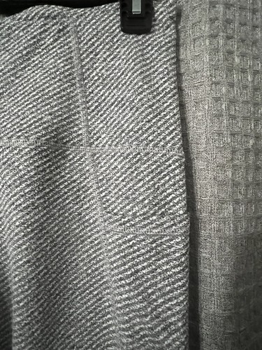 Champion XL Damen Leggings grau-weiß hoher Bund mit Seitentaschen  - Bild 4 von 5