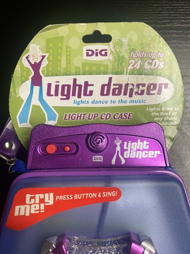 NEW-DIG-LIGHT-DANCER-HOLDS-UP-TO-24-CD/GAMES-HAS-light,music,sound-Vintage-2004 - Picture 2 of 7