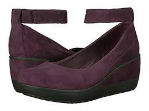 plataforma Fox para cuña Suede para mujer 6 65 Aubergine de Rrp 5 Clarks Uk £ Wynnmere Zapatos tnC8pxIqwt