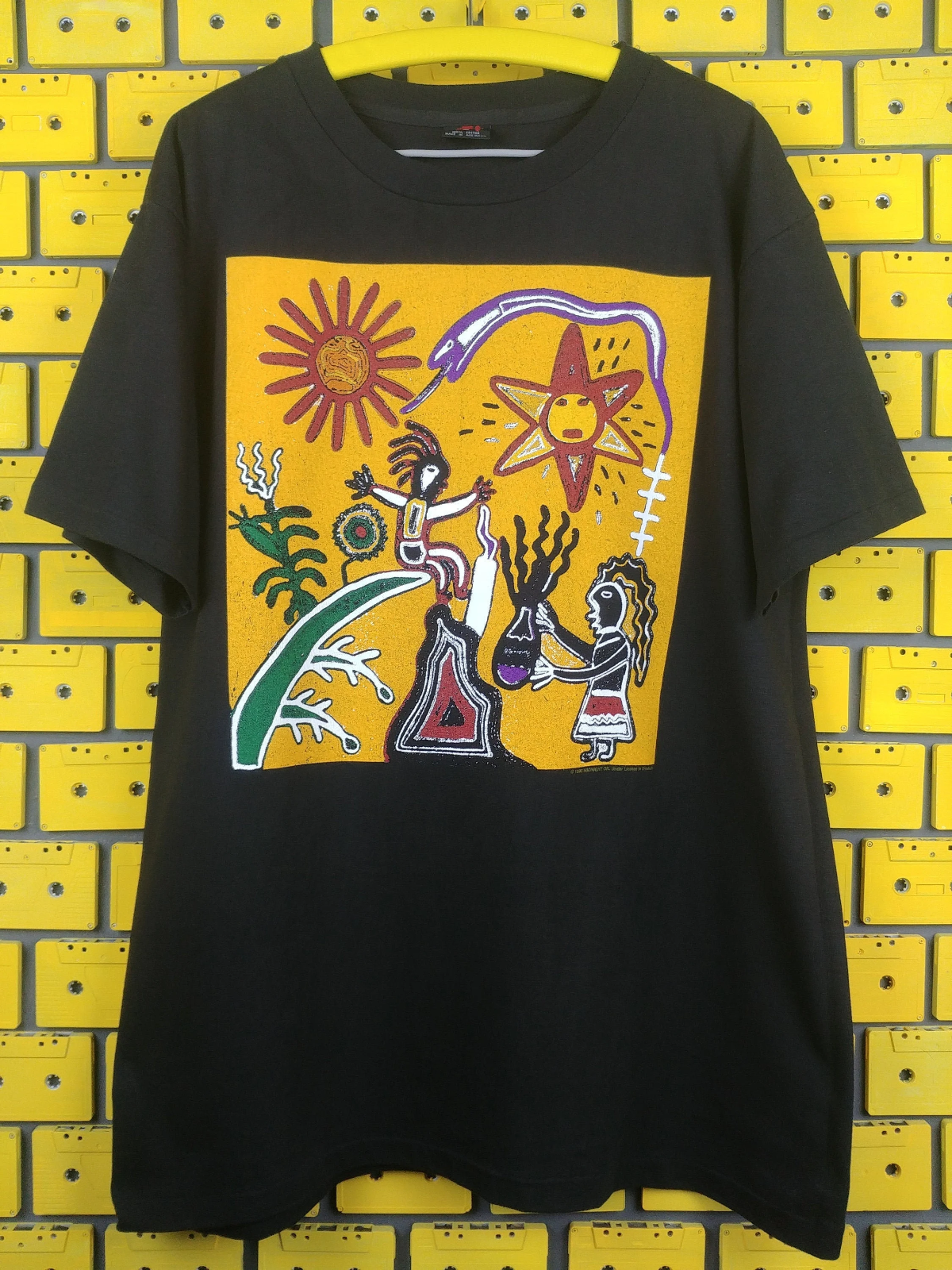 1993 Midnight Oil T-shirt Earth and Sun and Moon Tour Tee