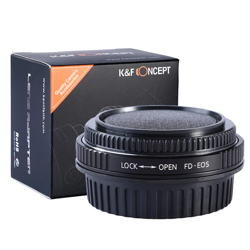 K&F Concept FD to EOS Adapter Lens Mount Adapter for Canon FD FL Lens to EF EOS - Image 2 of 4