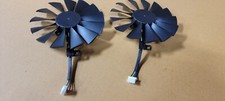 GPU Replacement cooling Fans Asus Rog gtx 1050 1050ti RX 580 570 Pair of 2
