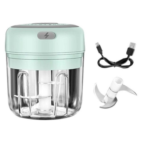 Mini Electric Garlic Masher - Durable Vegetable Crusher Chopper USB Charging - Picture 16 of 18