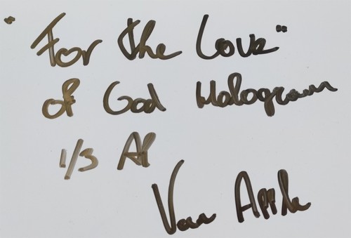 Van Apple – "For the Love of God Hologram" – AP 1/3 handsigniert - Bild 9 von 14