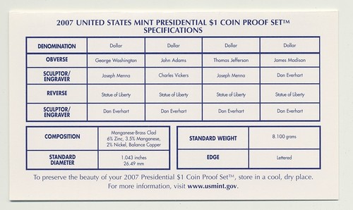 2007 United States Mint Silver Proof Set with Original Government Packing & COA - Picture 15 of 20