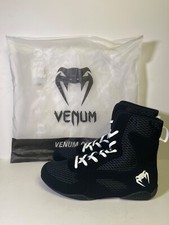 NEW With Bag Venum Contender Mens High Top Boxing Shoe Size US 11 Black / White