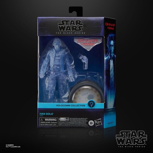 Holocomm Collection Star Wars Han Solo Action Figure Hasbro Black Series - Imagen 10 de 12