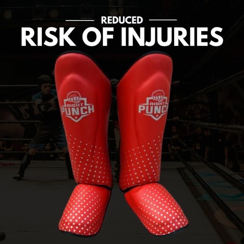 Muay Thai Shin Guards MMA Kickboxing Leg Pads Sparring Gear for Men & Women New - Picture 29 of 47