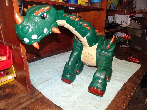 Fisher-Price Imaginext Spike The Ultra Dinosaur w/Remote No Charger Tested - Picture 10 of 13