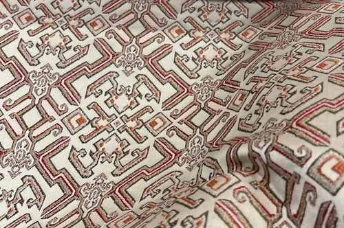 Brocade Roman Mosaic Fabric, 54" Wide, for Upholstery Window Craft, Sold by Yard - Picture 2 of 9