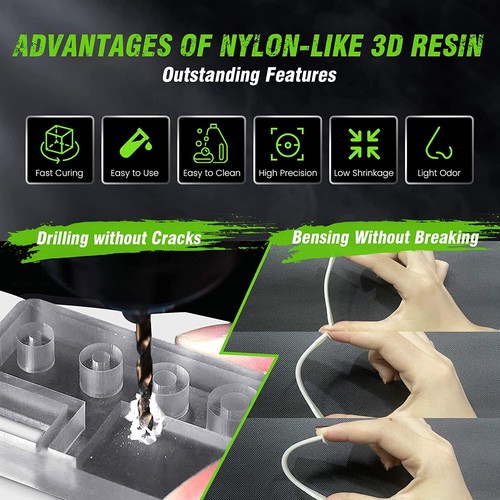 SUNLU 3D Printer Resin 1000G Standard/Standard Plus/ABS-Like/Water Washable LCD - Picture 11 of 61