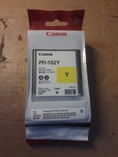 Original Canon PFI-102Y Yellow Ink Cartridge (0898B001AA) - Clearance