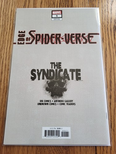 Marvel Comics Edge of Spider-Verse #5 - Jay Anacleto Trade Variant (2022) - Picture 2 of 2