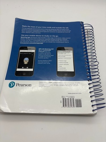 Human Anatomy & Physiology Laboratory Manual Cat Version 13th Edition Marieb Lab - Foto 2 di 2