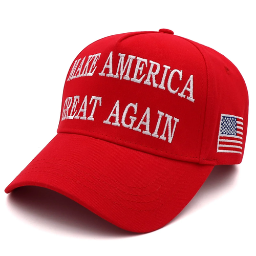 Donald Trump 2024 MAGA Baseball Cap verstellbar Baumwolle - rot - Bild 12 von 12