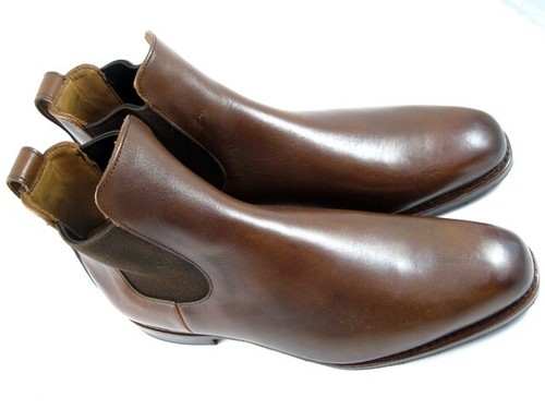 NEW Allen Edmonds "LIVERPOOL" Leather Chelsea Boots 10 D CHILI USA (507N) - Picture 3 of 12