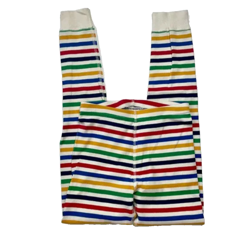 hanna andersson organic cotton pajamas set of 2 top and bottom striped - Picture 3 of 4