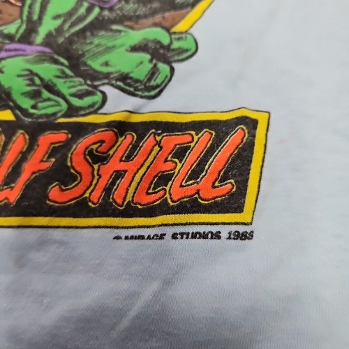 Camiseta pequeña vintage 1988 TMNT Donatello Youth etiqueta Mirage Studios Instagator - Imagen 3 de 6