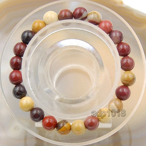 8mm Handmade Natural Gemstone Round Beads Stretchy Bracelets 7.5 inches - Picture 110 of 151