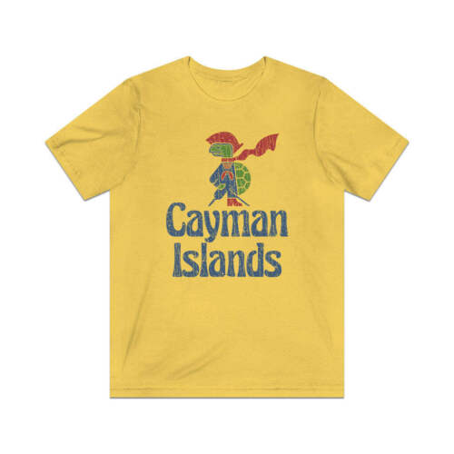 Sir Turtle of Cayman Islands 1963 Vintage Men's T-Shirt - Picture 6 of 42