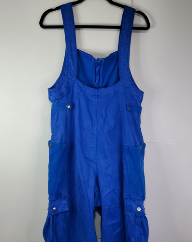 Free People Fast Track Jumpsuit Einteiler Größe M royalblau - Bild 13 von 19