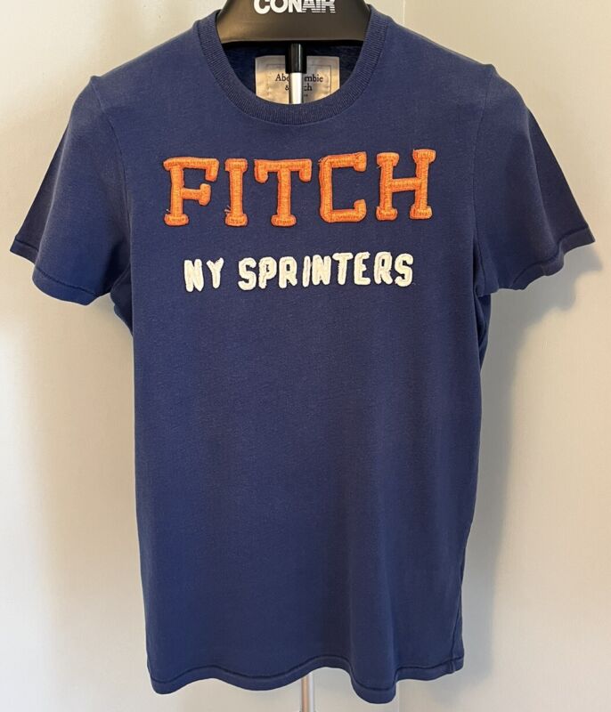 VTG Men’s Abercrombie and Fitch Muscle Fit Embroidered NY Sprinters Blue T-shirt VTG Men’s Abercrombie and Fitch Muscle Fit Embroidered NY Sprinters Blue T-shirt