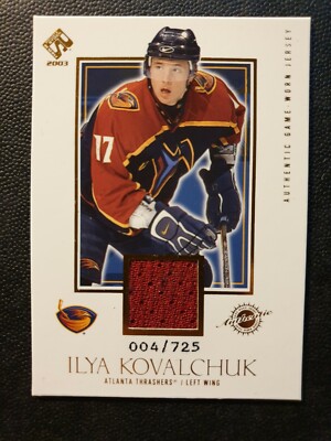 2002-03 Private Stock Reserve 103 Ilya Kovalchuk  #004/725