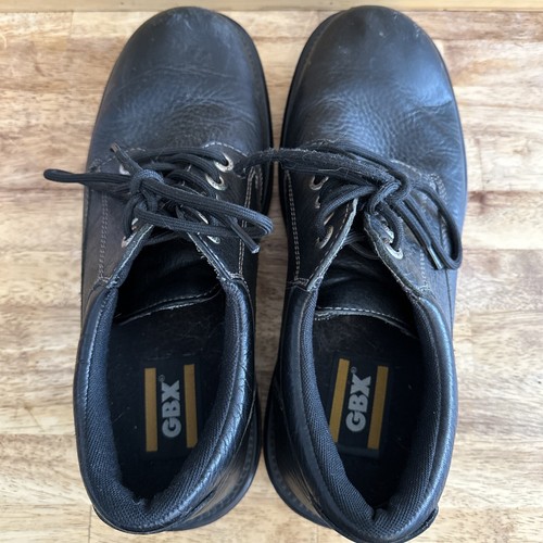 Scarpe antinfortunistiche da lavoro GBX Operator in pelle nera da uomo taglia 13M punta in acciaio - Foto 5 di 7