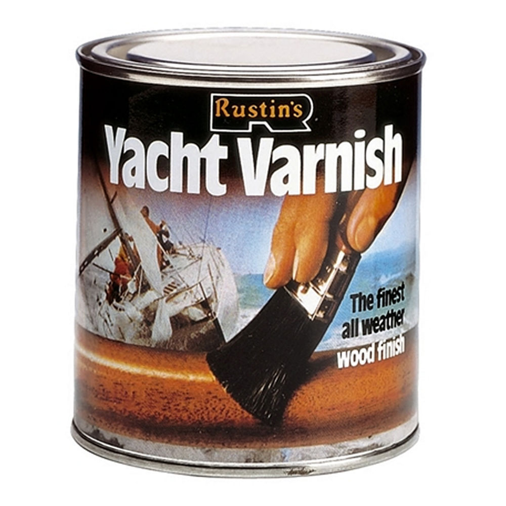 RUSTINS 2.5L YACHT VARNISH GLOSS FOR WOOD DOOR WINDOW FRAME CLADDING 2