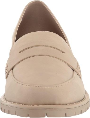 dv by Dolce Vita “Crisp” Classic Penny Loafer/Lug Sole Block Heel Dune / Black - Picture 11 of 14